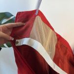 Vera Wang Lavender Label Dress Women 6 Red Linen Bustier Cocktail Party Y2K Purple Photo 5