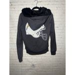 VTG Victoria's Secret PINK San Diego Chargers NFL Football Hoodie Fur Trim Sz SM Gray Photo 2