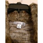 John Paul Richard  Sleeve Sweater Size Small Brown Photo 2
