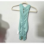 Anthropologie NEW Anthro Pilcro Reversible Ruched Light Sky Blue Yellow Sleeveless Top Md $68 Photo 3