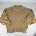 ASOS DESIGN Puff-Sleeve Knit Sweater – Camel Tan Photo 3