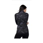Yogalicious  S Gray Black Camo Full Zip Track Jacket Women’s $98 Photo 2