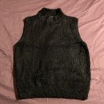Missguided fluffy black tank top Photo 0