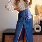 ZARA LAST 1🔥Blogger’s Fav|NWT Satin Knotted Dress Photo 10