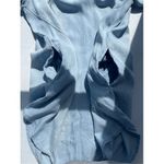 Velvet Heart T6 Chambray Tunic Dress Light Wash Roll Tab Sleeve Pockets Size S Photo 5