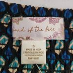 NWT Band of the Free Colette Teal Diamond Mini Skirt Women's S Mod 60's Vibe Photo 4