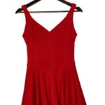 Tom and Linda Platt Vintage Peplum High Low Red Dress size Medium Photo 0