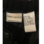 Napa Valley Vintage Black Midi Skirt Back Slit & Pockets size 14 Size M Photo 8