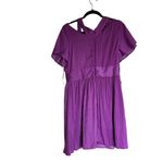 Anthropologie NWT By  Deep V-Neck Vibrant Mini Dress Photo 8