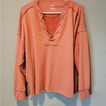 Aerie  Terracotta Long Sleeve Top Md Photo 2