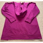 Soft Surroundings The Soho Hoodie Tunic Size Medium Purple Pink Long Sleeve Photo 1