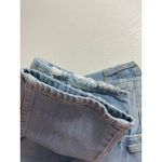 AMO Chelsea Crop Jeans Desire Wash Women's Size 26 High Rise Distressed Denim Blue Photo 7