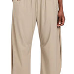 Old Navy Tan High-Waisted SleekTech Barrel Ankle Pants Large tall Savanna Grass Photo 0