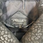 Vintage Pelle Genuine Leather Embossed Jacket oversized size large western vtg Black Photo 1