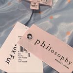 Philosophy NWT Periwinkle GORGEOUS Faux Fur Jacket M Photo 7