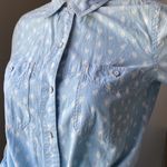 Madewell Floral Denim Button Up Photo 2