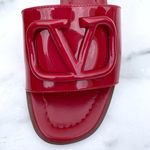 Valentino Garavani Vlogo red patent leather slide sandal size IT 36 US 6 Photo 6