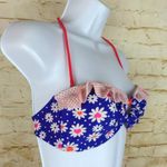 Target Groovy Floral Polka Dot Ruffle Bikini Top Photo 2