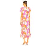 RHODE Lulani Midi Dress Size 2 Pink Photo 11
