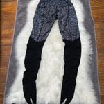 Lululemon Wunder Under Stirrup Leggings Womens Size 6 Heather Gray /Black Photo 4