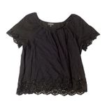 Elementz  Crochet Trim Blouse Photo 3