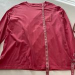 Vineyard Vines  Pink Long Sleeve Whale Pocket T-Shirt | 100% Cotton Size M Photo 4