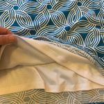 Banana Republic  dress Size Large teal and white sleeveless tie waist dra… Photo 4