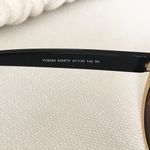 Tory Burch Round Geometric Sunglasses With Case, Black / Gold, Retro Photo 10