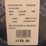 David's Bridal David’s Bridal Russian Tulle Blusher Veil W/Handband & Swarovski Crystals NEW Photo 8