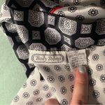 Black and White Geometric Print Dress with Robe Photo 7