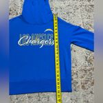 Fanatics  Powder Blue Los Angeles Chargers Over Under Pullover Hoodie Size XS Photo 5