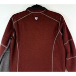 Kuhl Kashmira Mens Sweater Red Fleece 1/4 Zip Pullover Outdoor Hiking Size Large Photo 4