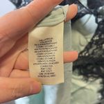 Alice + Olivia Alice‎ & Olivia NEW Oralia Cold-Shoulder Silk Teal/Black Lace Blouse Size Small Photo 6