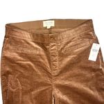 Pilcro NWT Brown Velvet Pull-On Mid-Rise Retro Flare Jeans Pants Women's Size 27 Photo 5
