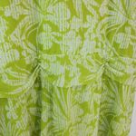 Chadwick's  1X Lime White Floral Lined Top Plus Photo 4