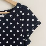 Anthropologie  Postmark Polka Dot Dress Black and White size S Photo 2