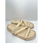 BP  Sandals Womens Size 13 Cream Braided Slip On Open Toe Bohemian Photo 1
