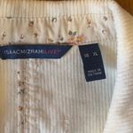 Isaac Mizrahi  Utility Jacket XL Off White / Cream Corduroy Barn Style 3/4 Sleeve Photo 1