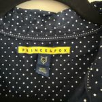 Prince & Fox Blue and White Casual Button Down Shirt Size M Photo 1