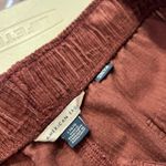 American Eagle AE Burgundy Red Soft Corduroy Drawstring Waist Wide Leg Pants Size Large Photo 6