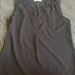 Jon & anna  Classic Black V-Neck Top Photo 1