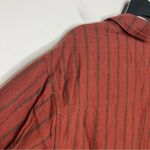 Prómesa Promesa 100% cotton casual button down shirt raw hem rust women’s‎ size medium Photo 7