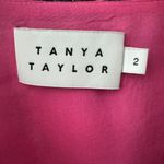 Tanya Taylor Pink Floral Long Sleeve Dress Photo 4