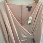 Love by Design LOVE X DESIGN Pink Long Sleeve VNeck Wrap Design Bodycon Dress Extra Large Photo 5