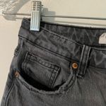 Topshop Gray Cropped Straight Leg Jeans Photo 6