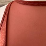 Victoria's Secret Sport Orange Mesh Deep V Neck Tank Top Photo 3