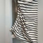 Ralph Lauren RL Lauren Black White Ruffled Striped Tankini Top Underwire Size 16 Photo 5