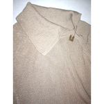 Calvin Klein New Womens M Dress Gold Metallic Sweater Long Sleeves Knee Work Med Photo 8