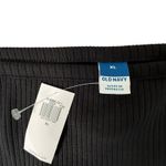 Old Navy NWT  Womens Black Rib‎ Knit Cami Tank Top Cropped Sleeveless Size XL Photo 8