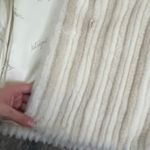 Intrigue 80s De Ball Luxury Fabric Cream Faux Fur Coat Sz 10 Vintage Union Made Photo 12